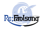 The oldest logo for Moonsong, back when it was Re;Faolsong, only used for a couple weeks in March of 2024.